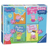 Ravensburger: Peppa Pig 2-5 Brikker Ravensburger: Peppa Pig 2-5 Brikker