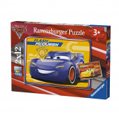 Ravensburger: Cars McQueen and Racer Cruz 2x12 brikker