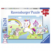 Ravensburger Unicorn 2x24 brikker Ravensburger Unicorn 2x24 brikker