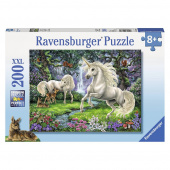 Ravensburger: Geheimnisvolle Einhörner - 200 brikker Ravensburger: Geheimnisvolle Einhörner - 200 brikker