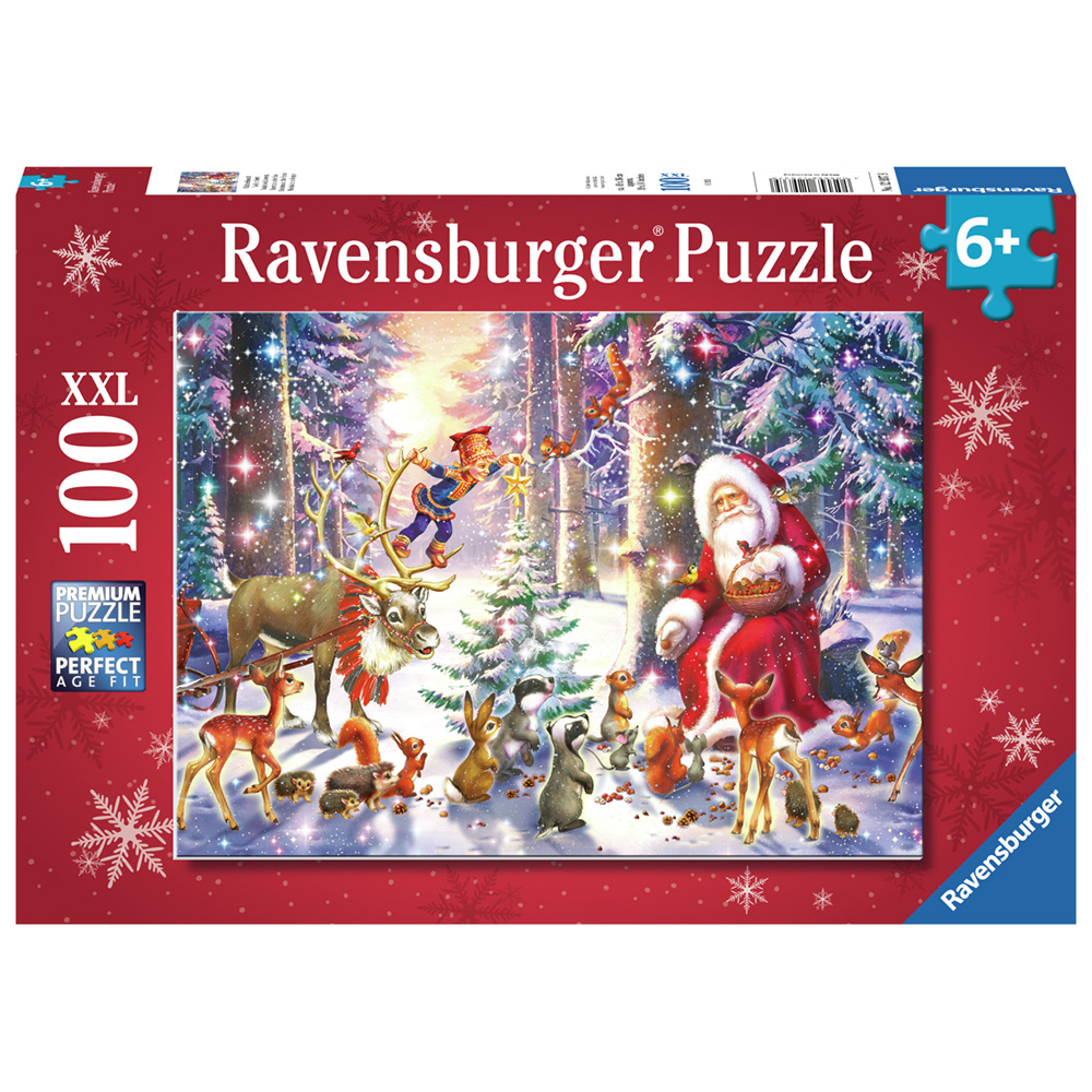 Ravensburger Christmas in the Forest 100 brikker XXL