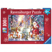 Ravensburger Christmas in the Forest 100 brikker XXL Ravensburger Christmas in the Forest 100 brikker XXL