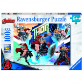 Ravensburger: Marvel Hero Thor XXL 100 Brikker Ravensburger: Marvel Hero Thor XXL 100 Brikker