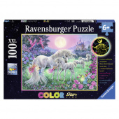 Ravensburger Unicorns in the Moonlight XXL 100 Brikker Ravensburger Unicorns in the Moonlight XXL 100 Brikker