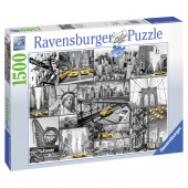 Ravensburger: New York Cabs 1500 brikker Ravensburger: New York Cabs 1500 brikker