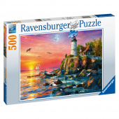 Ravensburger: Lighthouse at Sunset 500 brikker