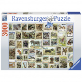 Ravensburger Animal Stamps 3000 brikker