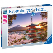 Ravensburger Mount Fuji Cherry Blossom View 1000 brikker