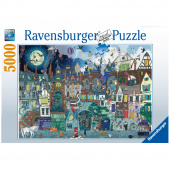 Ravensburger: Fantasy, Victorian Street 5000 Brikker Ravensburger: Fantasy, Victorian Street 5000 Brikker