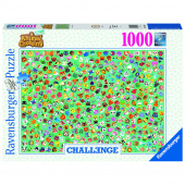 Ravensburger: Challenge Animal Crossing 1000 Brikker