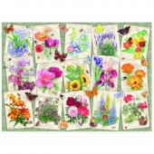 Ravensburger: Garden Flowers 1000 Brikker Ravensburger: Garden Flowers 1000 Brikker