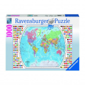 Ravensburger: Political World Map 1000 brikker