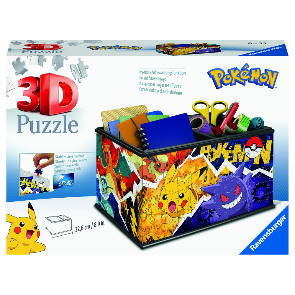 Ravensburger 3D: Storage Box Pokémon 216 Brikker