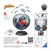 Ravensburger 3D Spider-Man Ball 72 Brikker Ravensburger 3D Spider-Man Ball 72 Brikker