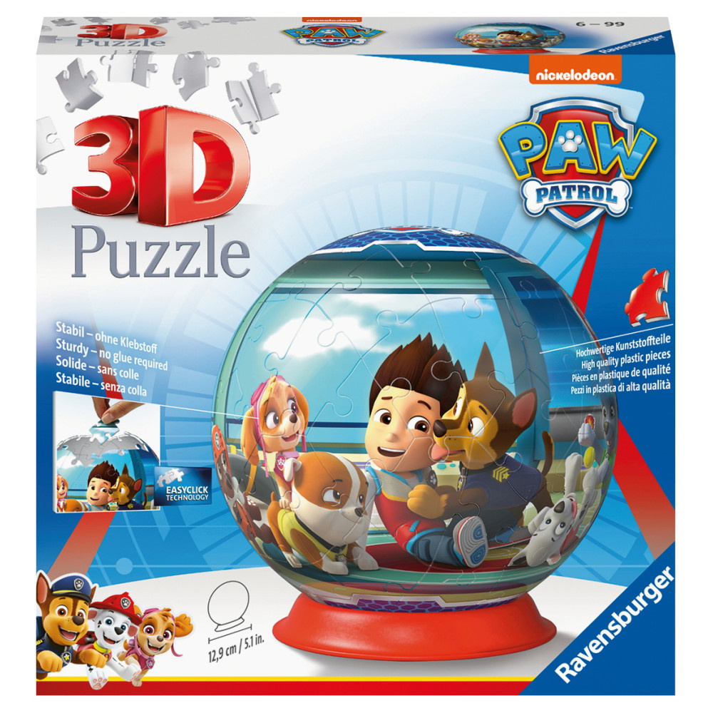 Ravensburger 3D Paw Patrol Bolde 72 Brikker