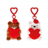 Keyrings with stuffed animals - Love Keyrings with stuffed animals - Love