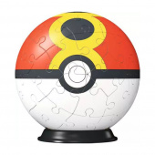 Ravensburger 3D Pokémon Pokeball Rød/Gul 55 Brikker Ravensburger 3D Pokémon Pokeball Rød/Gul 55 Brikker