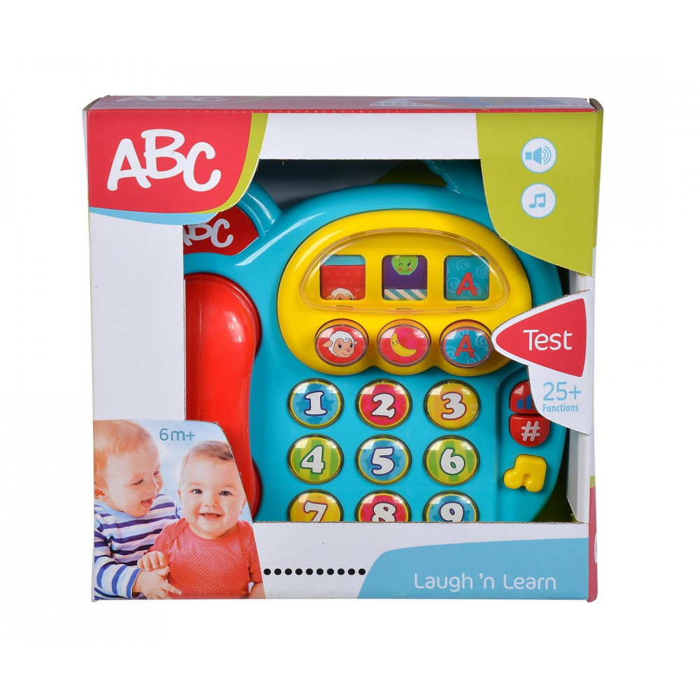 ABC farverig telefon