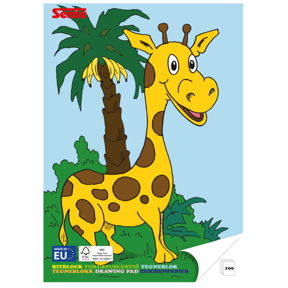 Sense - Tegneblok A5 100 ark