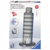 Ravensburger 3D Leaning Tower of Pisa 216 brikker Ravensburger 3D Leaning Tower of Pisa 216 brikker