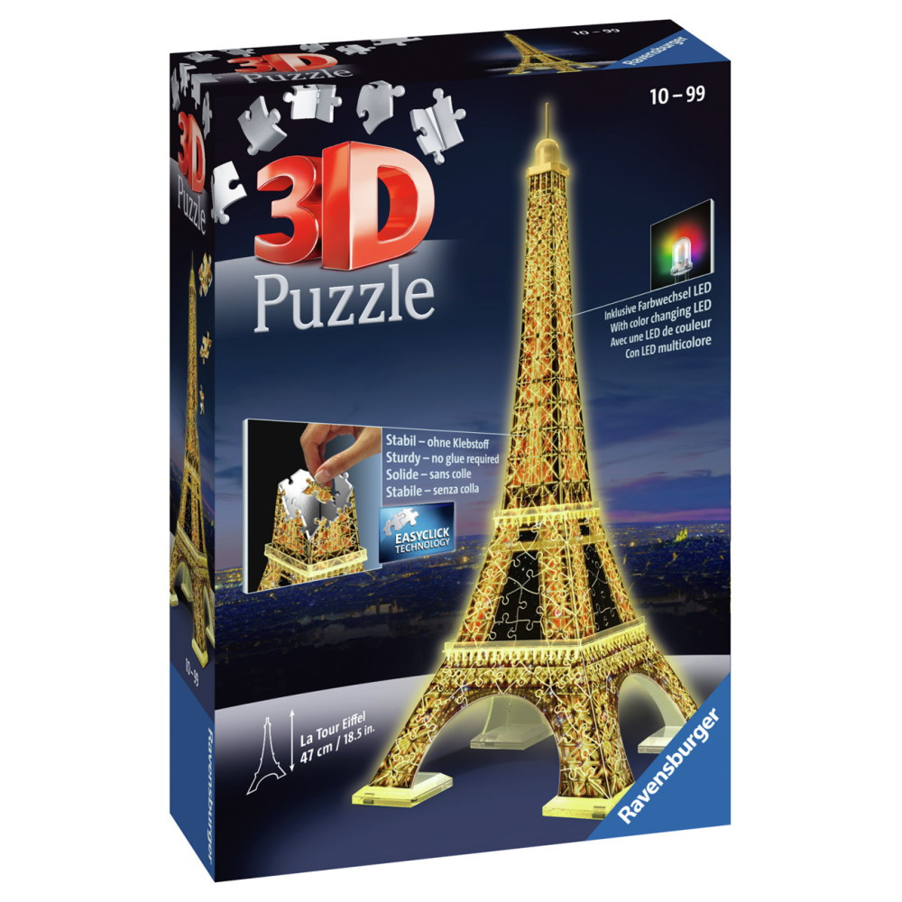 Eiffel Tower Night Edition 3D - 226 Brikker