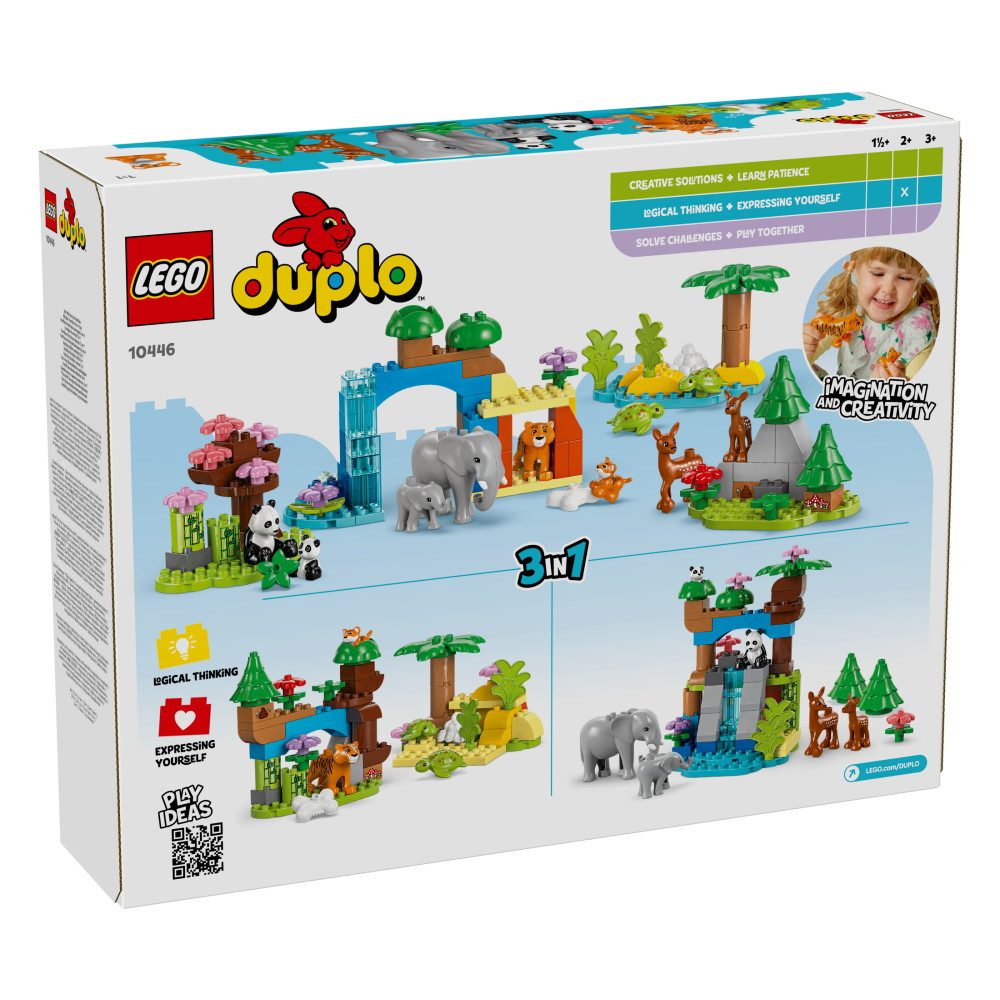 LEGO Duplo - 3-i-1 vilde dyrefamilier