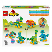 LEGO Duplo - 3-i-1-dinosaurer på hjul LEGO Duplo - 3-i-1-dinosaurer på hjul
