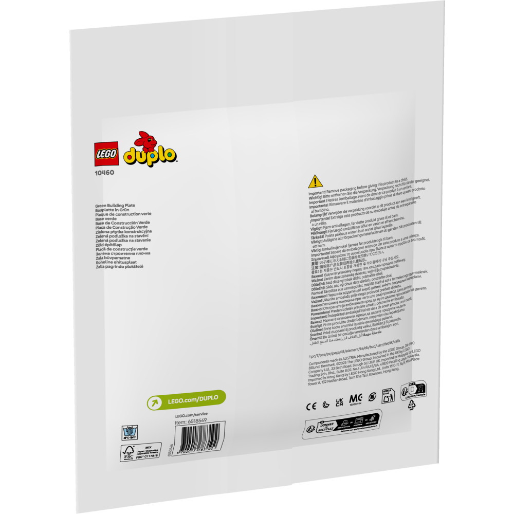 LEGO Duplo - Grøn byggeplade