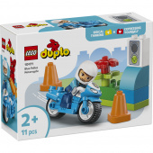 LEGO Duplo - Blå Politimotorcykel LEGO Duplo - Blå Politimotorcykel