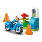 LEGO Duplo - Blå Politimotorcykel LEGO Duplo - Blå Politimotorcykel