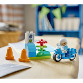 LEGO Duplo - Blå Politimotorcykel LEGO Duplo - Blå Politimotorcykel