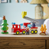 LEGO Duplo - Brandbil Med Slange Og Brandman LEGO Duplo - Brandbil Med Slange Og Brandman