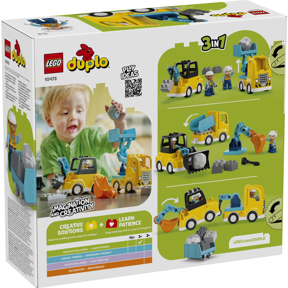 LEGO Duplo - 3-i-1 Entreprenørmaskiner