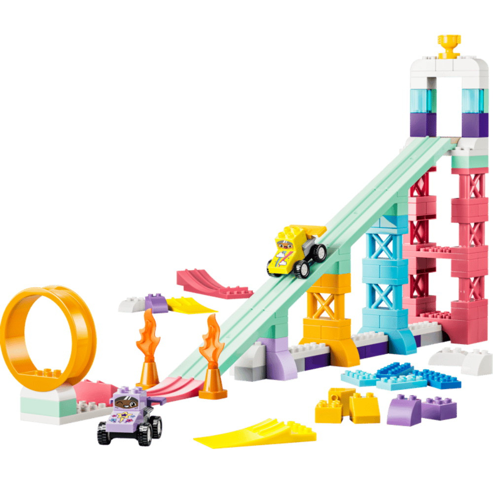 LEGO Duplo - 3 i 1 kreative ramper med køretøj