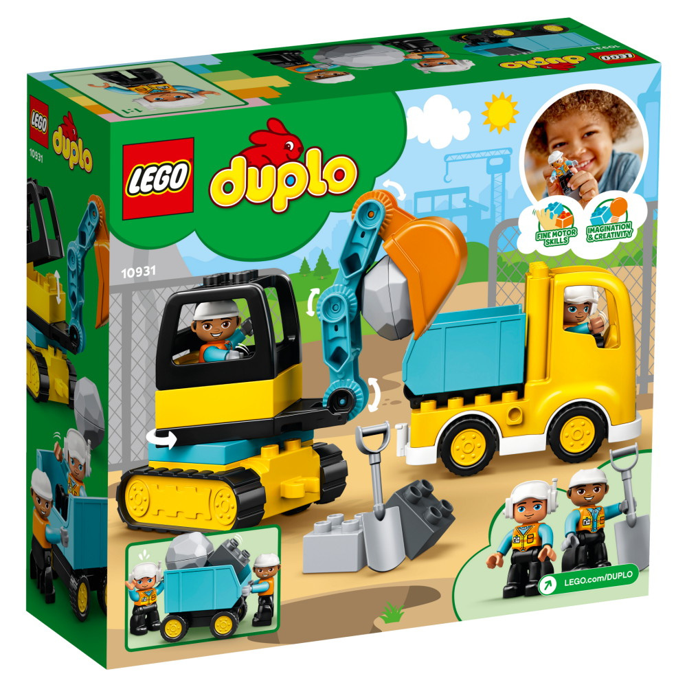 LEGO Duplo - Lastbil og gravemaskine på larvefødder