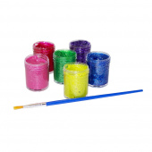 Sense - Glittermaling Med Pensel 6-Pak Sense - Glittermaling Med Pensel 6-Pak