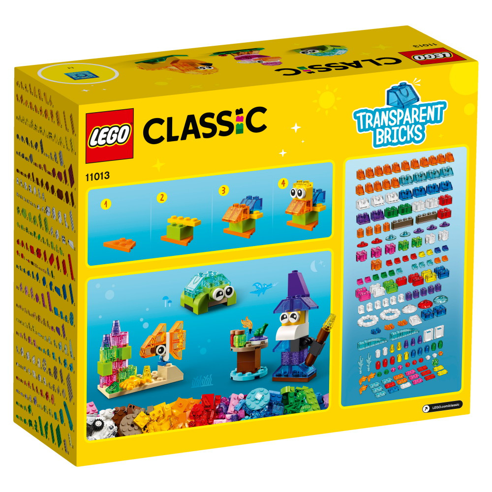 LEGO Classic - Kreative gennemsigtige blokke