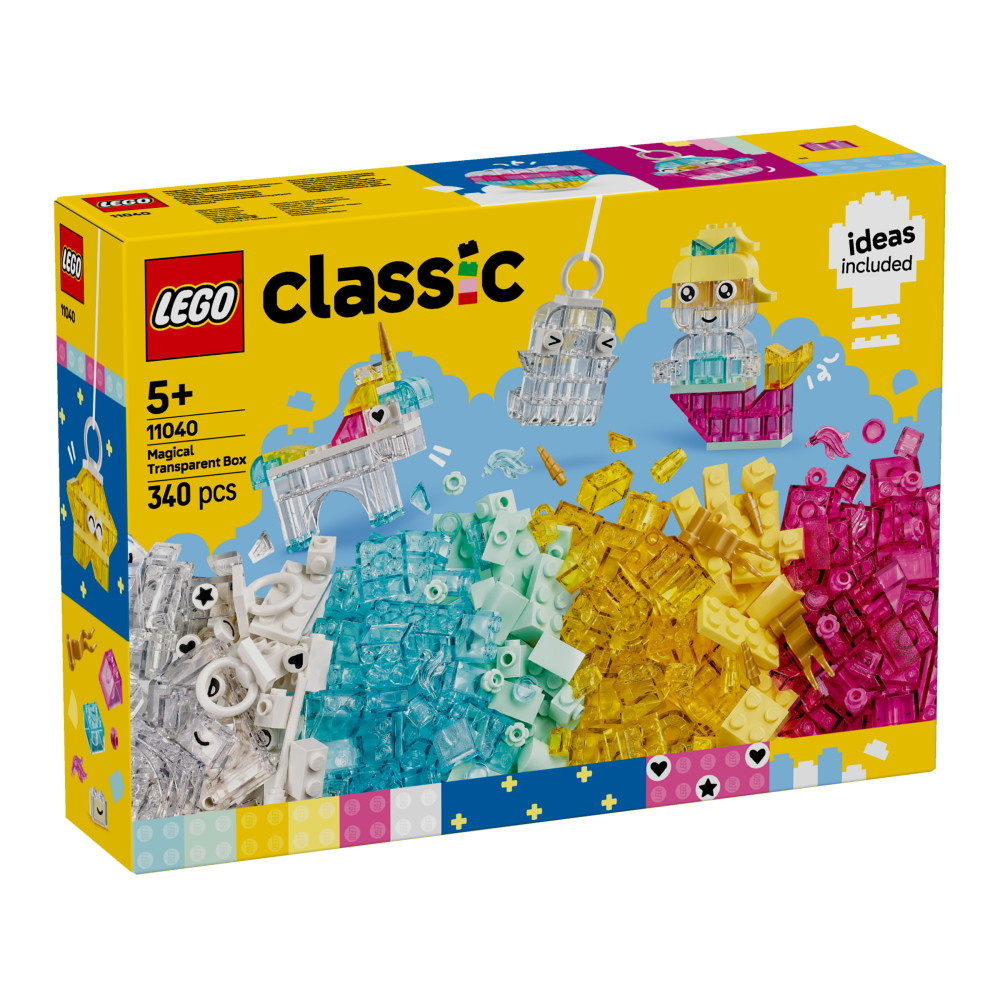 LEGO Classics - Magiske gennemsigtige klodser