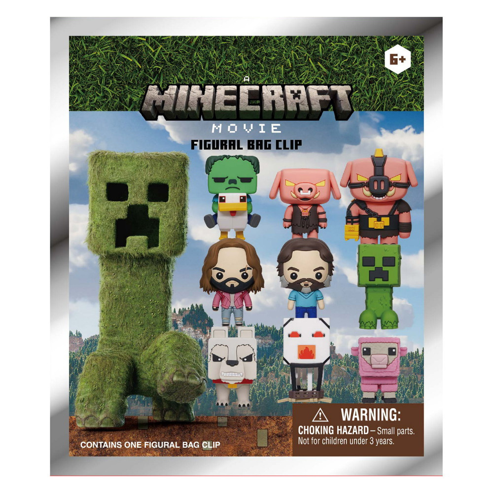 A Minecraft Movie Figural Bag Clip