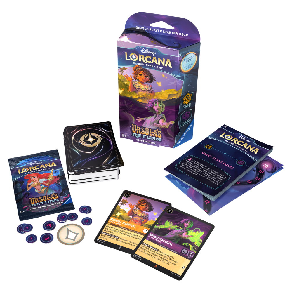Disney Lorcana TCG: Ursula's Return Starter Deck - Amber & Amethyst