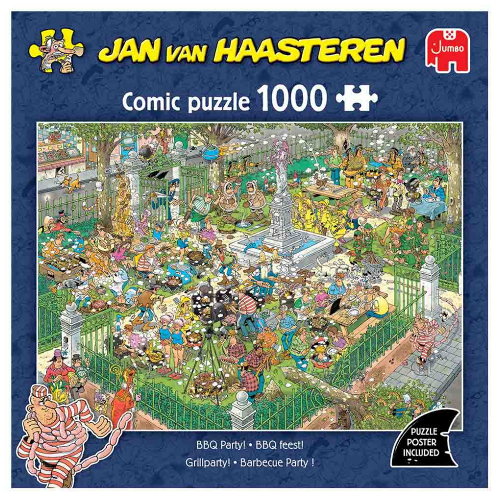 Jan van Haasteren: BBQ Party! 1000 Brikker