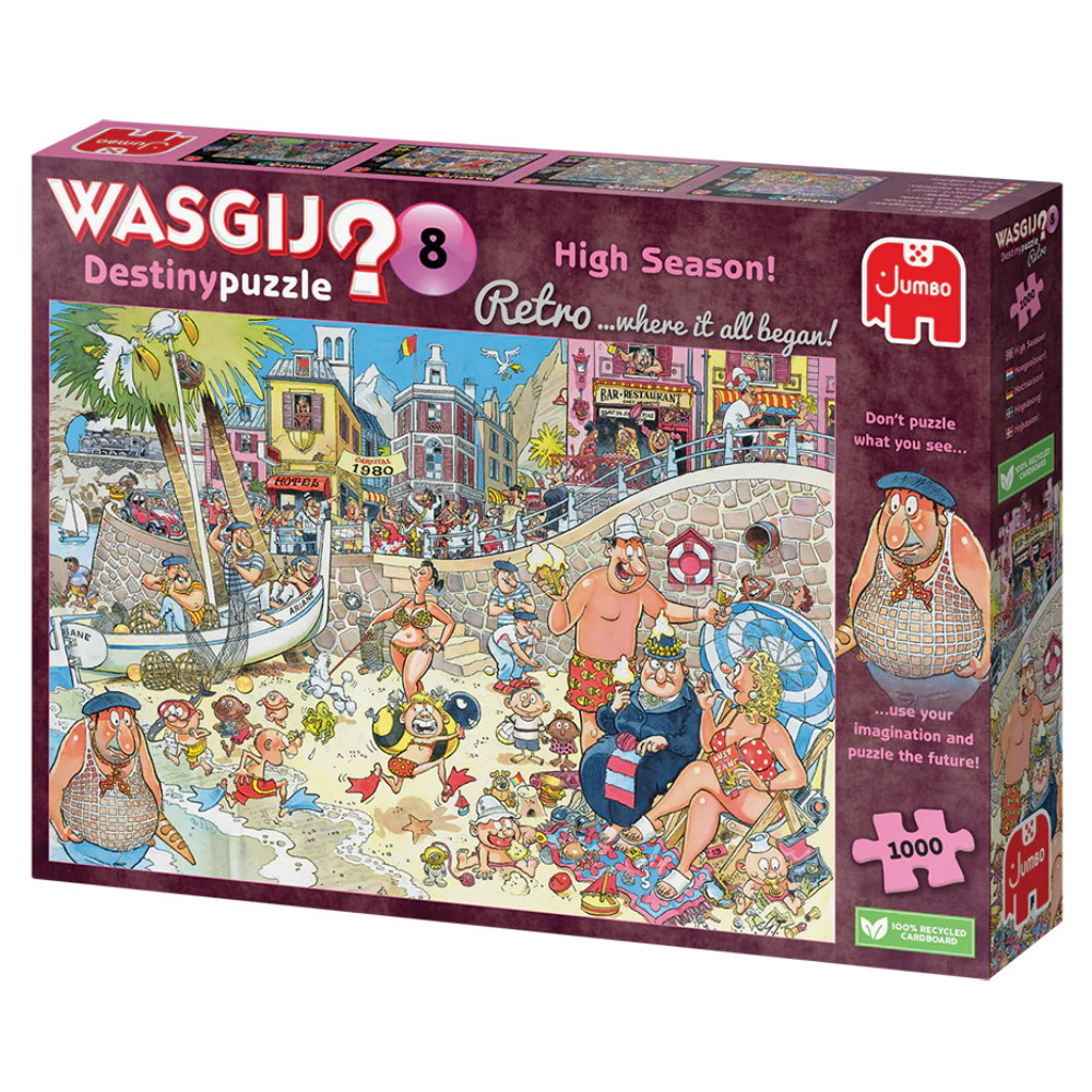 Wasgij? Retro Destiny #8 - High Season! 1000 Brikker