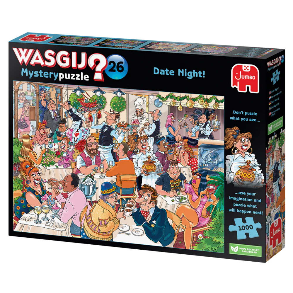Wasgij? Retro Mystery #26 - Date Night! 1000 Brikker