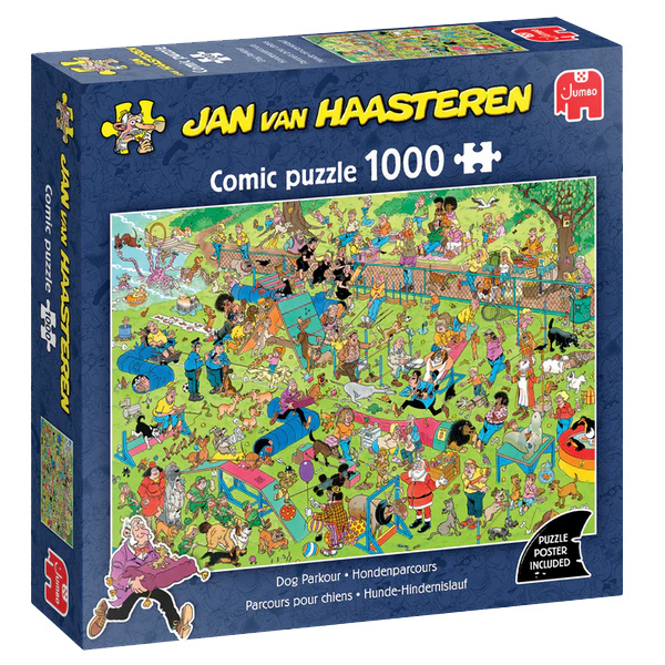 Jan van Haasteren Dog Parkour 1000 Brikker