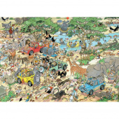 Jan Van Haasteren Puzzle: The Storm, Safari 2x1000 Pieces Jan Van Haasteren Puzzle: The Storm, Safari 2x1000 Pieces