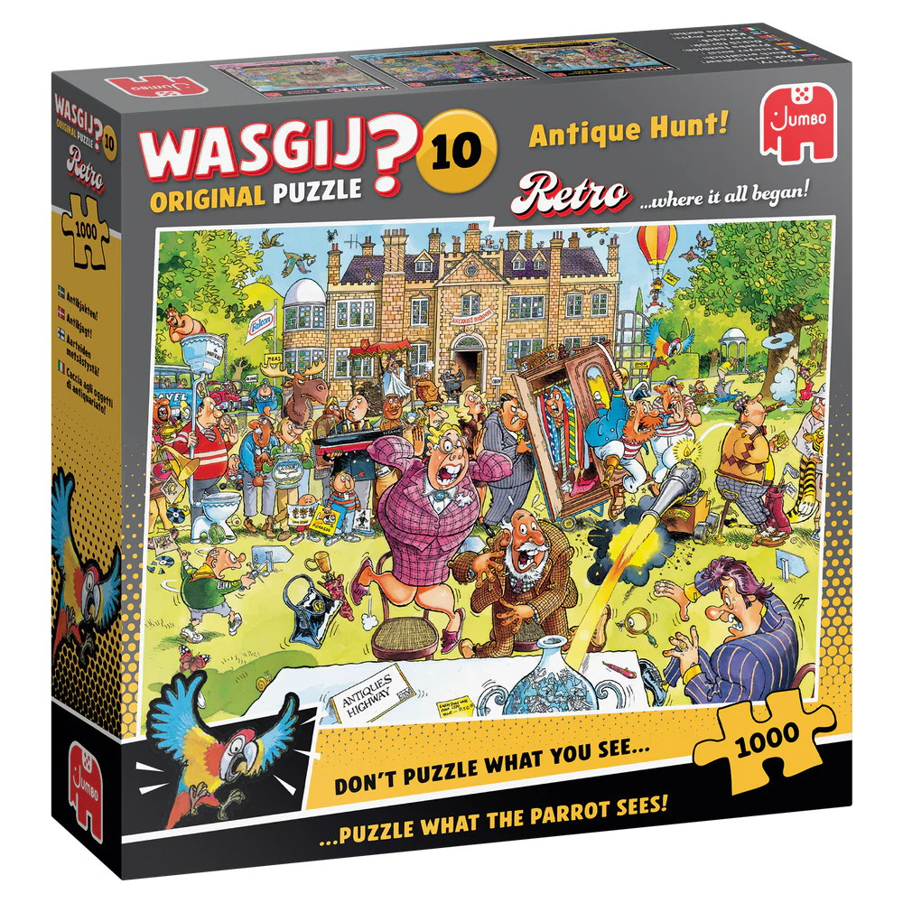 Wasgij? Retro Original #10 - Antique Hunt! 1000 Brikker