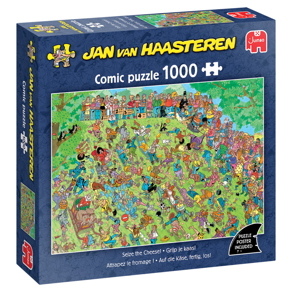 Jan van Haasteren: Seize the Cheese 1000 Brikker
