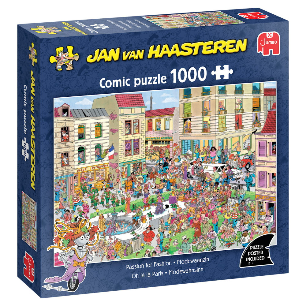 Jan van Haasteren: Passion for Fashion 1000 Brikker