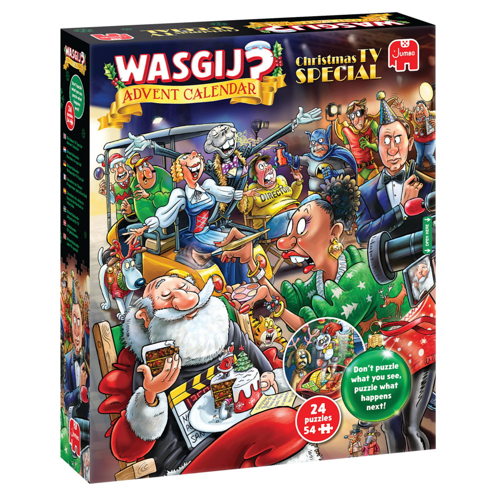 Wasgij? Adventskalender - Christmas TV Special! 24 x 54 Brikker