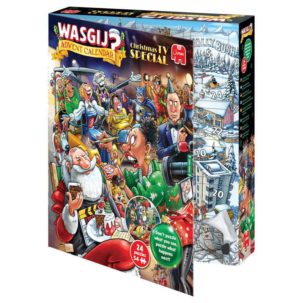 Wasgij? Adventskalender - Christmas TV Special! 24 x 54 Brikker